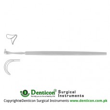 Cushing Retractor / Saddle Hook Stainless Steel, 20.5 cm - 8" Blade Size 8 mm